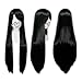 Price comparison product image COSPLAZA Cosplay Wigs Final Fantasy Tifa Lockhart Long Black Synthetic Hair