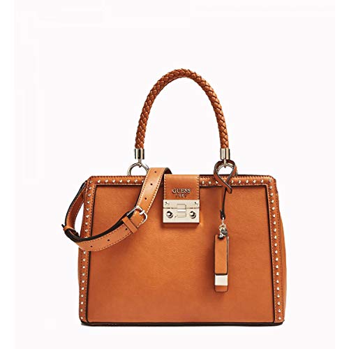 Preisvergleich Produktbild GUESS Damen Henkeltasche Stella Luxury Cognac