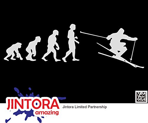 JXweilele Adesivo Murale Poster Sci Alpino Sport Invernali Alpino Vinile Wall Art Art Murale Adesivo De Parede Divano Sfondo Decor 49X42 CM