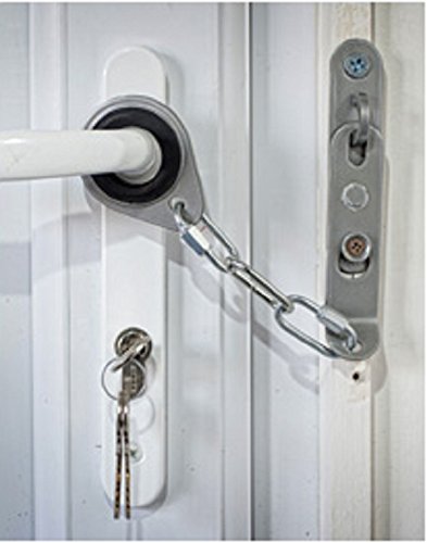 Secure-Ring Universal Door Security Chain (White)