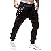 Produktbild Herren Hose Ronamick männer lang Trainingshose Freizeithose Sporthose Slim fit Stretch Jogginghose Sweatpants Winter Trousers Warm Sporthose Sweatpants(M, Schwarz)