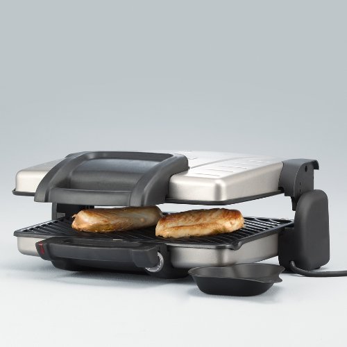 Severin KG 2389 Kontaktgrill, schwarz-silber - 3