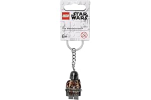 LEGO® Star Wars 854124 Llavero Mandaloriano, gris, Talla única