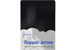 ‎DUKAL Dukal | Spannbettlaken für Kinderwagen, wiegen & Beistellbetten | 40x90 cm | aus hochwertigem DOPPEL-Jersey | 100% Baumwolle | Farbe: schwarz