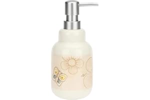 THUN, Dosa Sapone in Gres, Linea Elegance, Dispenser Sapone, Idea Regalo per la Casa, 8 x 8 x 19 cm