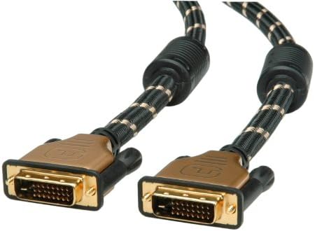Rotronic 'Roline 11045518 Monitor Cable DVI (24 + 1) Dual Link Male/Male 10 m Black
