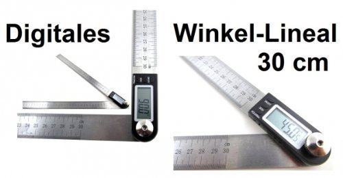CELRIC Digitales Winkel Lineal Stellwinkel/ Winkelmesser 300mm Winkellineal Digital 30 cm lang