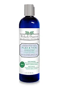 SynergyLabs Richard's Organics Flea & Tick Shampoo; 12 fl. oz.