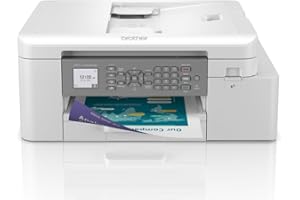 ‎BROTHER Brother MFC-J4340DW 4-in-1 Farbtintenstrahl-Multifunktionsgerät (Drucker, Scanner, Kopierer, Fax), weiß, 150 Blatt Papierkassette