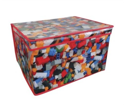 Jumbo Large Toy Book Bedding Laundry Kids Childrens Storage Box Chest - Bricks