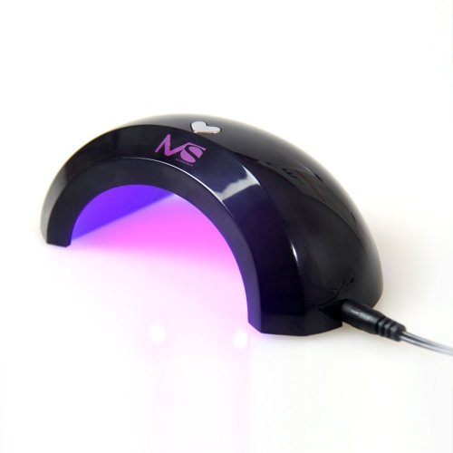 MelodySusie® Violetilac Super Mini Cute Portable 6W LED Gel Polish Nail Dryer For Harmony Gelish Soak Off Series, OPI Gelcolor Nail Polish, Orly Gel FX, Red Carpet Led Gel Polish, Gelicious GEL Nail Polish, Any LED GEL Polish etc (Black)