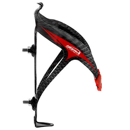 Ibera Fahrrad-Flaschenhalter, leichtgewichte Legierung Trinkflaschenhalter, Extra Lightweight Alloy Bottle Cage - 5