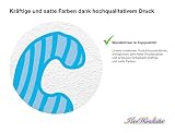 I-love-Wandtattoo WAS-10208 Kinderzimmer Wandtattoo Set „Alphabet blau mit Mustern“ 26 Buchstaben zum Kleben Wandsticker Wandaufkleber Sticker Wanddeko - 3