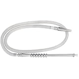Shisha Schlauch / Schlauchset PVC Länge ca. 1,50m mit Mundstück Wasserpfeifenschlauch hygienisch, leicht zu reinigen, geeignet für jede Wasserpfeife (weiß)