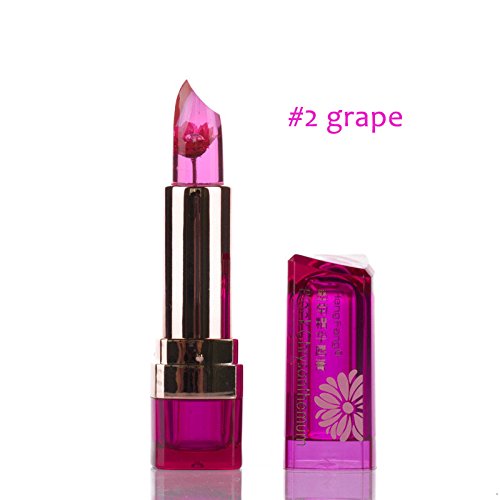 Sindy 1Pc Waterproof Lipstick Jelly Fruit Lip Balm Stick Temperature Change Moisturizer Bright Surplus Lips Cosmetic (02)