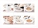 0.5oz 15ml Empty Luxurious Portable Air Cushion Powder Puff Box BB CC Liquid Foundation Cream Container Dressing Case Powder Cake Box with Air Cushion Sponge Powder Puff and Mirror (White)