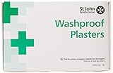 St John Ambulance 7.5x2.5cm Wash Proof Plasters - Pack of 100