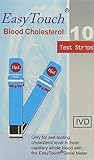 EasyTouch Blood Cholesterol Test Strips (pack of 10)