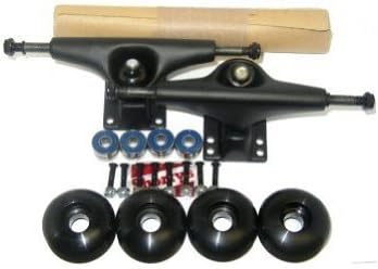 Havoc Trucks Havok Skateboard Trucks,Wheels,Bearings,Grip Pkg Pro Bl