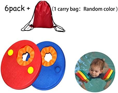 Haolong Colorful Kids Float Children School Swimming Disks Learn to Swim Arm Band Set( 6Pcs/Set)