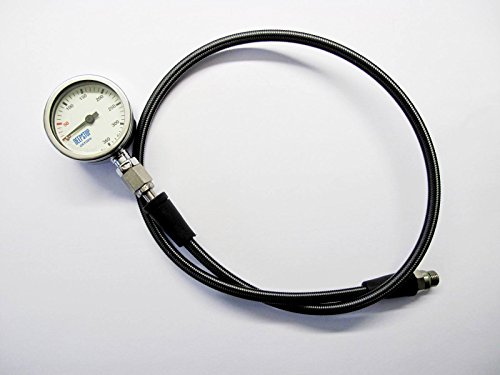 Preisvergleich Produktbild DEEPSTOP Premium Manometer 300 bar "OXYGEN" (100cm)