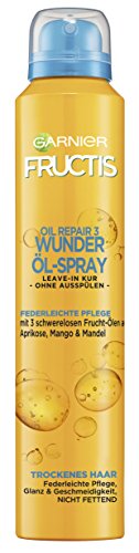 Garnier Fructis Oil Repair Wunder-Öl Spray, 3er Pack (3er Pack (3 x 200 ml)