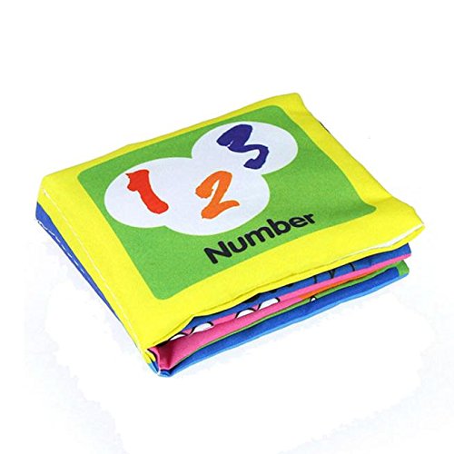 Education Toy,Fortan Baby Intelligence Development Learn Picture Cognize Book Soft Cloth (C)