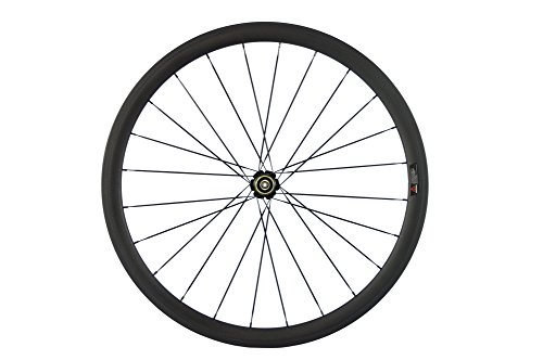 WINDBREAK BIKE 38mm Carbon Road Wheelset 23mm Width Clincher Wheel with Basalt Braking Surface - 4