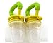 Vale® NEW Baby Nutritionist Recommended Colourful Baby Fresh Food Feeder Nipple Pacifier Nibbler Safe Feeding Tool,Fresh Juice Feeder Feeding Tool(Color will be sent at random)- Size L
