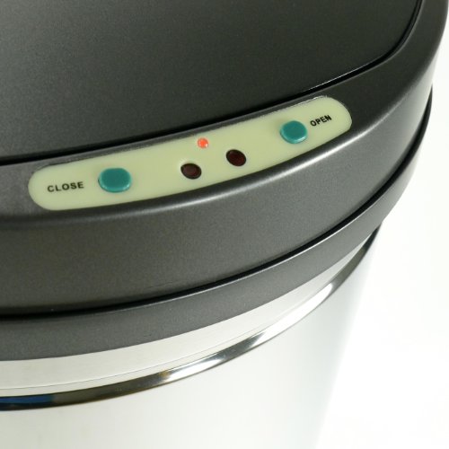 Sensor Mülleimer, Abfalleimer, Automatik, automatischer Edelstahl-Mülleimer, mit Bewegungssensor, 42 Liter - 4