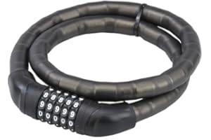 DANSI Panzerschloss Fahrrad I sicherer Diebstahlschutz mit 2 Schlüsseln I Fahrrad schloss, bike lock, Fahrradschloss, Fahrradschlösser, E-Bike (Fahrradschloss mit Zahlenkombination, 20 x 1000 mm)