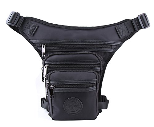 Genda 2Archer Nailon Multi-bolsillo bolso de la cintura Excursionismo Luz pierna Bolsa