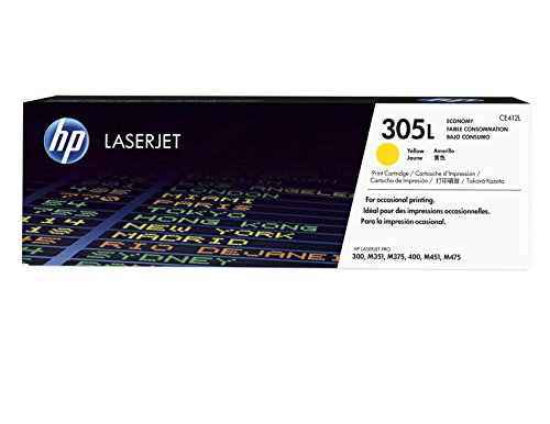 HP 305L Economy (CE412L) Gelb Original Toner für HP Laserjet Pro M351, M375nw, M451, M475