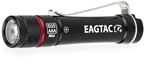 Preisvergleich Produktbild Eagtac Keyring D25AAA XP-G2 CW Black-Redring
