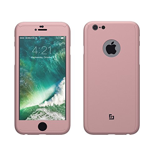 Funda iPhone 6s 360 Grados Completa - Carcasa Integral y Cristal de Vidrio Templado para Movil Apple iPhone 6 6s - Fundas Delantera y Trasera - iPhone 6s 6 Case y Cover Oro Rosa reviews Funda iPhone 6s 360 Grados Completa - Carcasa Integral y Cristal de Vidrio Templado para Movil Apple iPhone 6 6s - Fundas Delantera y Trasera - iPhone 6s 6 Case y Cover Oro Rosa