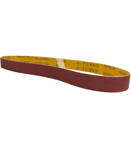Sungold Abrasives 1" X 42" 220 Grit Sanding Belts - Aluminum Oxide X-Weight Cloth For Wood & Metal, 10-Pack