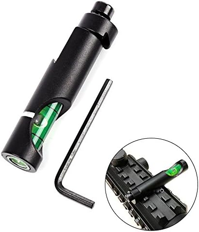 KINSUNG Metal Spirit Bubble Level for 20mm Picatinny Weaver Rail Rifle Sight Scope Mount