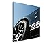 Produktbild Kunstdruck auf Leinwand 80x80cm Künstlerische Fotografie – Shelby Mustang GT 350 Sportwagen