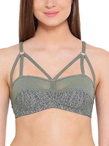 Clovia Women's Non-Padded Non-Wired Balconette Cage Bra