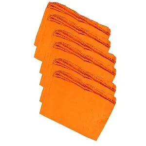 Autokaar Big Size Yellow Duster Cleaning Cloth for Multipurpose Cleaning, Size 60 cm x 67 cm (Pack of 6)