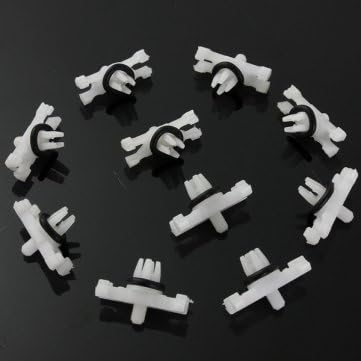 Bheema 10xCar Roof Rain Gutter Moulding Trims Fastener Clips For BMW E46