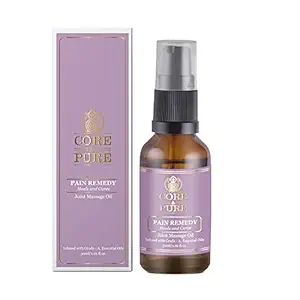 CORE & PURE Pain Remedy Oil helps in healing and curing Joint, lower back & muscle pain from within- 30ml