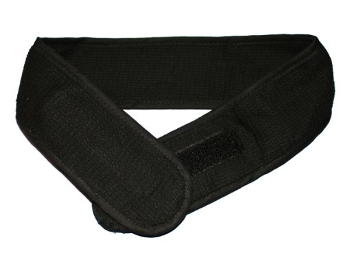 Black Waffle Head / Hair Band - 100% Cotton