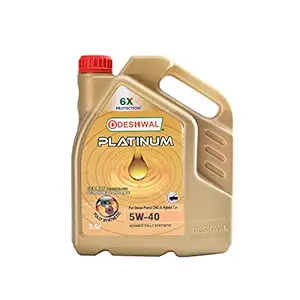 DESHWAL 5W-40 ADVANCE FULLY SYNTHETIC FOR DIESEL PETROL CNG & HYBRID CAR (3.5LTR)