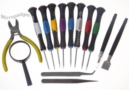 Microgadget 14in1 Professional Quality Screwdriver Set for Mobiles (Apple IPhone/IPad/IPod/Blackberry/HTC/Samsung/LG/Nokia etc)