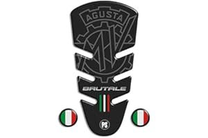 PARASERBATOIO.IT RESINATED TANK PAD 3D EFFECT, COMPATIBLE WITH MOTORCYCLE MV AGUSTA BRUTALE