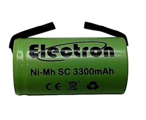 Batteria SC Ni-Cd 2000mAh 1,2V Con Lamelle A Saldare - Per Trapani, Torce, Allarmi - Foto 2