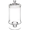 SWEET HOME Biscottiera potiche portacaramelle portaconfetti in vetro cod.SB00809LU cm 53h diam.20 by Varotto & Co