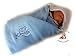 BlueberryShop LUXURIOUS FLEECE VERY WARM Swaddle Wrap, Blanket, Sleeping Bag baby shower GIFT PRESENT 0-3m ( 0-3m ) ( 78 x 78 cm ) Blue Heart