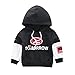 Produktbild Quaan Kinder Pullover (12M-3T) Mode Niedlich Kapuze Outfits Oberteile Kleidung Brief Windjacke Klein Anzug Jacke Oberteile Weich Lässig Warm Winddicht Kind Retro Solide Sport Outwear